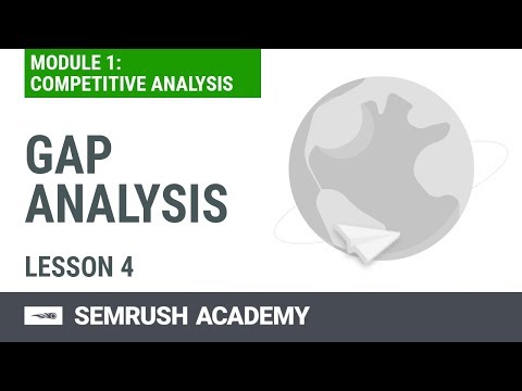 Gap Analysis: Keyword and Backlink Gap | Lesson 4/8 | SEMrush Academy