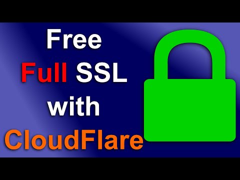 Free SSL certificate for your website with CloudFlare. Full end to end encryption with free https