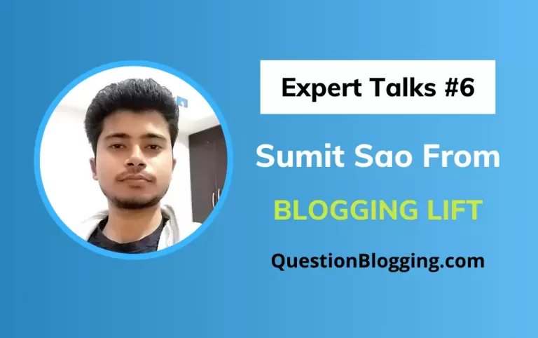 Interview With Sumit Sao – A Master Affiliate Marketer And Blogger