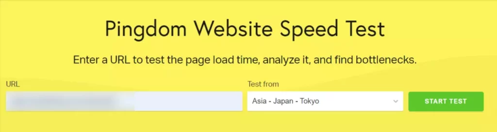 Pingdom speed test Rocket.net hosting