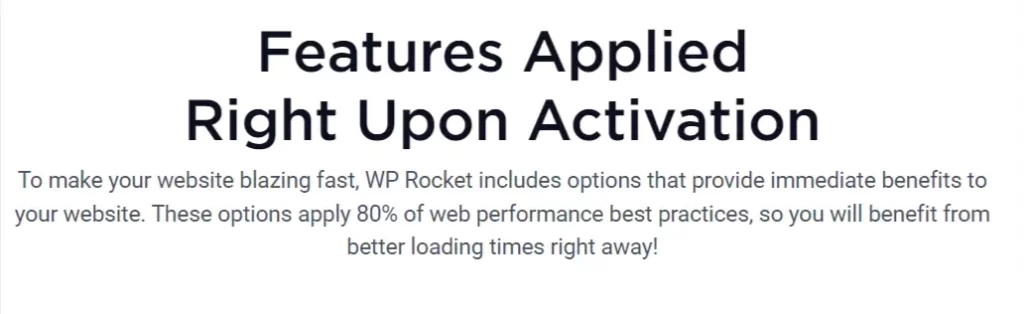 Automatic optimization settings WP Rocket