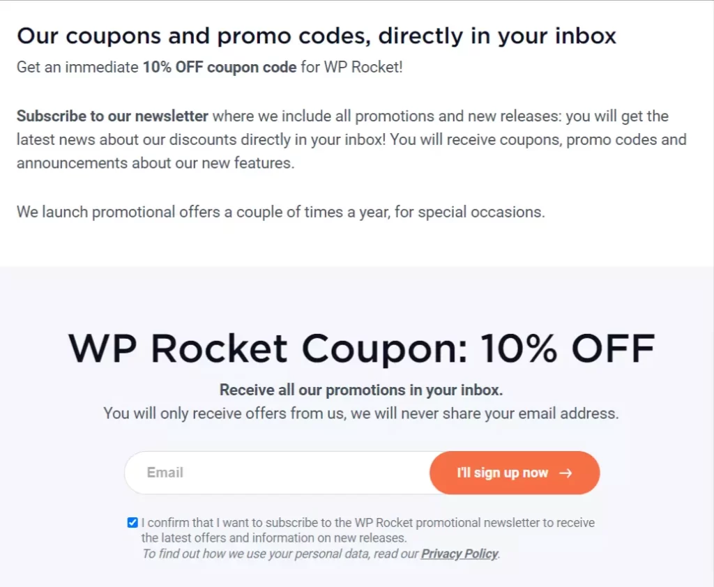 WP Rocket discount