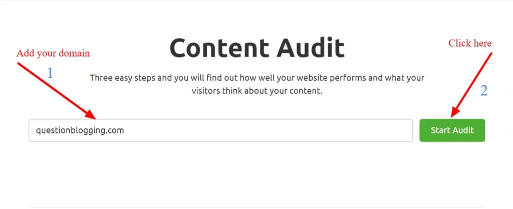 Semrush content audit tool